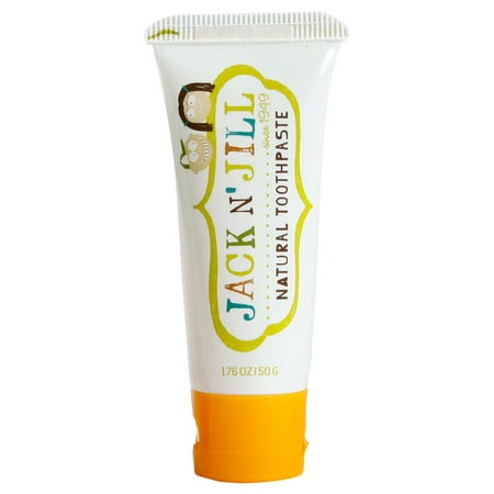 Banana 3 Production Case - Jack N' Jill - Natural Toothpaste Fluoride-Free with Certified Organic Banana - 1.76 oz.