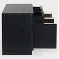 thumbnail image 5 of Safavieh Gabrietta 2 Drawer Wood Tv Stand in Black / Gold, 5 of 15