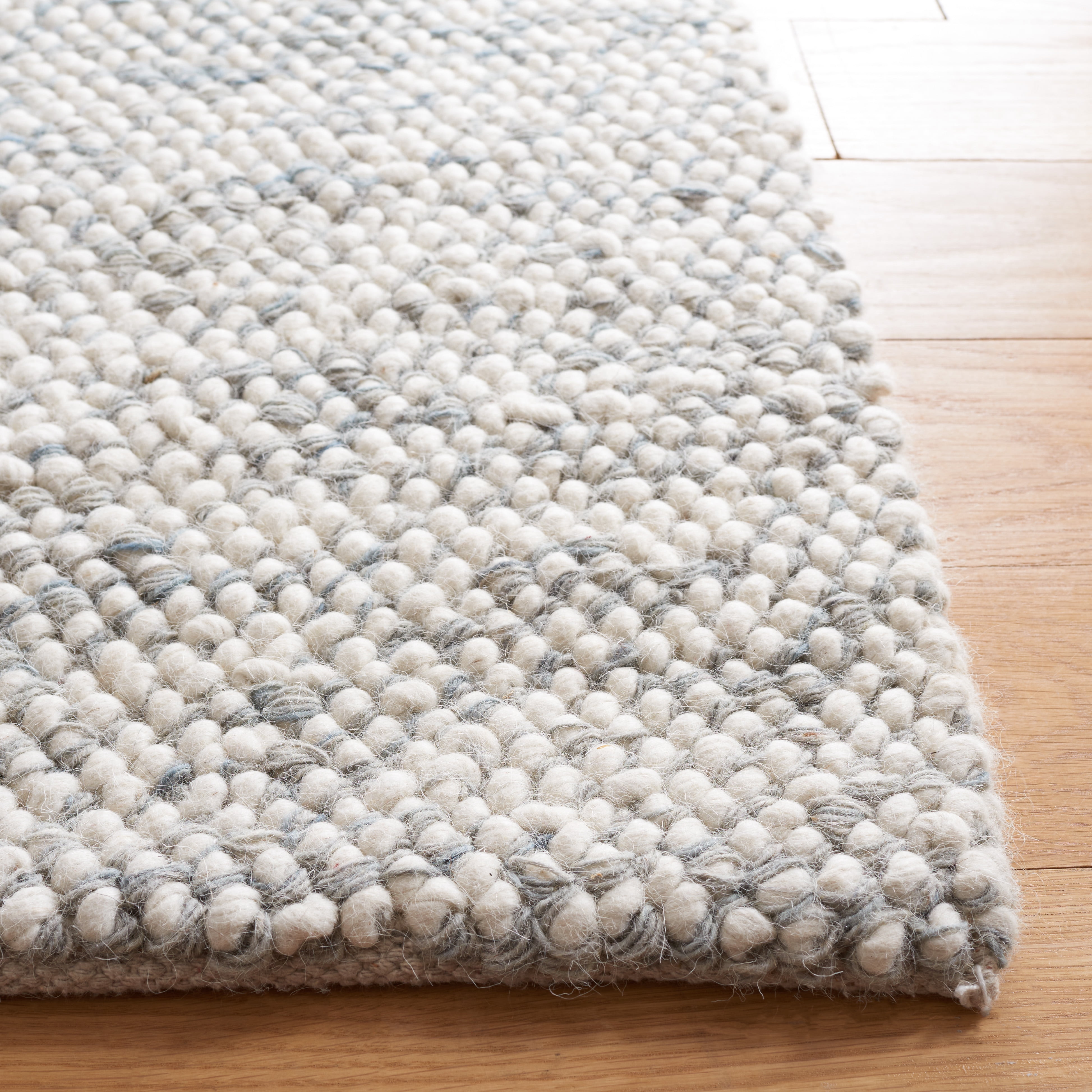SAFAVIEH Natura Finn Distressed Area Rug, Grey/Ivory, 8' x 10'