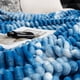 thumbnail image 5 of Manta de Vellón a Rayas, Suave y Cálida, Manta Ligera para Cama, Manta de Microfibra Aterciopelada con Costura Fina, 200x180 cm para Sofá, Dormitorio, Sala de Estar, 5 of 6