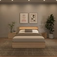 thumbnail image 4 of Nexera 3 Piece Bedroom Set with Slatted Bedframe, Headboard with Integrated Light, 4 of 5