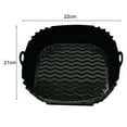 thumbnail image 6 of D-GROEE Silicone Fryer Liner Reusable Fryer Silicone Basket Heat Resistant Easy Cleaning Fryers Silicone Pot Square, 6 of 6
