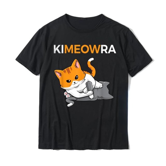 Camiseta divertida de Jiu Jitsu Kimura con diseño de gato kawaii, estilo BJJ, informal, para hombre y mujer, de verano, tallas XS-4XL, para fiesta, venta al por mayor