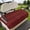 Red, variant on Golf Cart Seat Covers for 2 Seater,Gray Vertical Stripes Microfiber Cart Seat Towel Blanket,Retro Simple Neutral Abstract Lines Absorbent NonSlip Bench Seats Protector for Golf Course 51"x31"