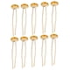 thumbnail image 5 of 10 Uds Adornos para El Cabello de Novia Horquillas para El Cabello en Forma de U Bases de Bisel Plano en Blanco Configuración de Bricolaje Bandejas de - oro Sunnimix Pinza para el cabello, 5 of 7