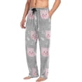 thumbnail image 4 of GZHJMY Pig Pajama Pants for Men, Lounge Pants Lightweight Men Pajama Bottoms with Drawstring Pockets, Christmas New Year Birthday Gifts, Small, 4 of 6