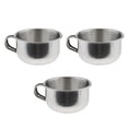 thumbnail image 2 of 5 Piezas Hombres Barba Afeitado Tazas con Mango de Acero Inoxidable , 3 piezas, 2 of 7