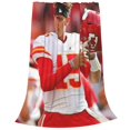 thumbnail image 3 of Patrick Mahomes Ultra-Soft Micro Fleece Blanket Black 40"x30", 3 of 5