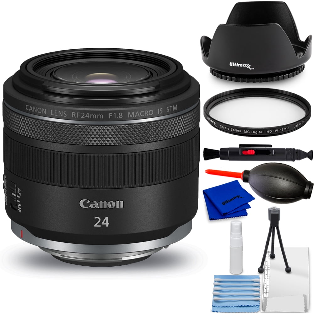 Canon Wide Angle RF 35mm f/1.8 IS Macro STM Lens with Pouch and