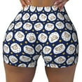 thumbnail image 2 of Honeii Cute Sheep With Star Print Women's Workout Shorts, Gym Shorts for Active Wear, Sports Shorts,Women's Running Shorts,Quick Dry Athletic Shorts-Small, 2 of 8