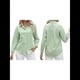 thumbnail image 3 of Camisas de Algodón para Mujer, con Botones, Cuello, Larga, Blusas Antiarrugas. Verde XXL, 3 of 10