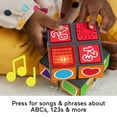 thumbnail image 4 of Fisher-Price Laugh & Learn Puppy’s Activity Cube Electronic Learning Toy for Baby & Toddler, 4 of 8