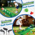 thumbnail image 2 of Set de golf de juguete para niños Clemas mejorado con devolución automática de dinosaurios, 2 of 8