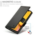 thumbnail image 4 of Allytechgroup for Apple iPhone XR Case Wallet, Retro PU Leather Slim Fit Business Style Magnetic Closure Cards Slots RFID Blocking Phone Case for Women Men, Black, 4 of 6