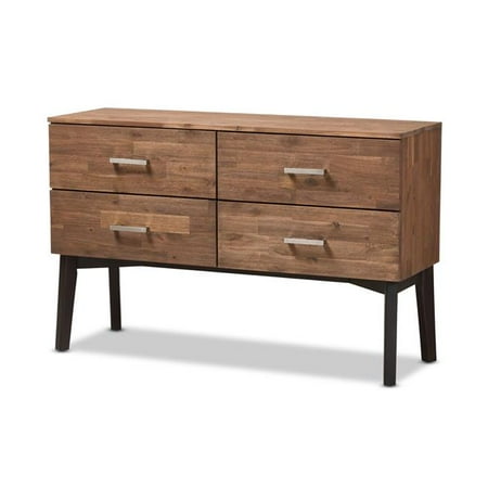 Baxton Studio Selena Caramel Brown Dresser Selena Mid