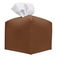 thumbnail image 1 of Autumn Clearance Leather Tissue Box Cover Leather Tissue Box Organizer Holder For Home Living Room Table, 1 of 3