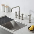 thumbnail image 4 of Kraus KPF-3125SFS Urbix Industrial Bridge Kitchen Faucet with Side Sprayer, Spot Free Stainless Steel, 4 of 4
