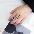thumbnail image 4 of Trayknick Ring Opening Skin-friendly Metal Fashion Finger Circle for Dating Golden, 4 of 13