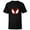 Black, variant on Marvel Ultimate Spider-Man Miles Morales Heart Mask Logo - Short Sleeve T-Shirt for Kids - Customized-White