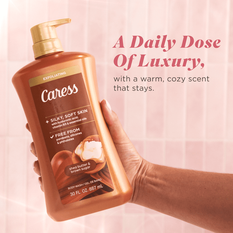 Caress Exfoliating Body Wash, Shea Butter & Brown Sugar photo 6