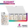 thumbnail image 2 of DJEEP Pocket Lighters, ELEGANT Collection, 4 Count Pack of Disposable Lighters, 2 of 11