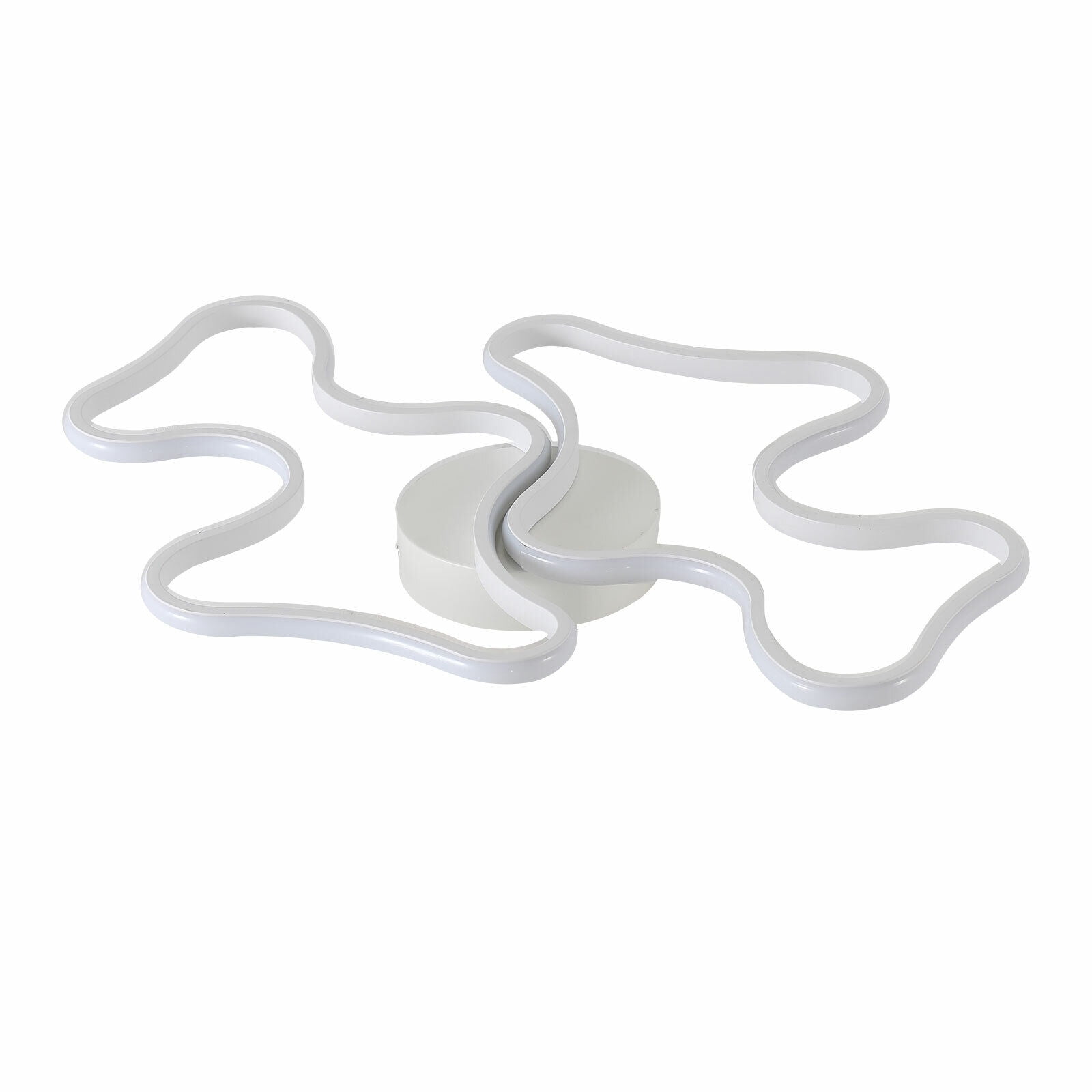 Miumaeov Flush Mounted LED Cloud Style Ceiling Light Pendant Lamp 2100lm Cool White 6000k AC100-277V