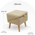 thumbnail image 7 of FlareFable Pet Steps Seat Mate Ramp for Cats & Dogs, Pet Friendly Multifunctional Ottoman Ramp with Frame and Ergonomic Design, Portable & Interactive Steps for High Bed to Dogs (White), 7 of 7