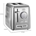 thumbnail image 4 of Tostador dos panes de acero Cuisinart CPT-620, Compacto, Plata, 4 of 4