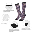thumbnail image 6 of Haiem Snake And Floral Socks, Funny Novelty Crazy Design Cotton Socks Sports Socks Knee High Socks For Men, Women,1Pairs - Gift For Working Friends, 6 of 9