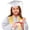 White, variant on Liyamei Unisex Kindergarten Graduation Gown Cap Tassel Set with Plain Stole Size 2-3 Years