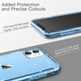 thumbnail image 7 of JETech Glitter Case for iPhone 11, 6.1-Inch, Bling Sparkle Shockproof Phone Bumper Cover, Cute Sparkly for Women and Girls (Blue), 7 of 7