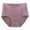 Purple, variant on Alkepwun High Waist Cotton Underwear for Women Plus Size Panties Soft Lace Underpants Ladies Stretch Full Coverage Briefs on Clearance