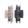 thumbnail image 6 of Time and Tru Hair Claw Clip Adult, Brown, (2-Pack), 6 of 7