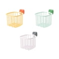 thumbnail image 4 of Bearachild Estante sin perforaciones, caja de cesta de almacenamiento hueca para cocina, soporte de gran capacidad, organizador de artículos Almacenamiento y organización del hogar Blanco Gris, 4 of 6