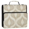 thumbnail image 5 of FORMRS Zipper Binder with Shoulder Strap 2-inch Ring 500 Sheet Capacity File Bag, Light Brown Pattern, 5 of 5