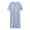 Light Blue, variant on Aboser Womens Plus Size Cotton Nightshirts with Built in Bras Short Sleeve Sleep Dress Soft Jersey Loungewear Cozy Crewneck Long Nightgowns