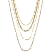 Jessica Simpson Gold tone Layer Chain Necklace