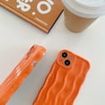 thumbnail image 4 of ORUYROP Designed for iPhone 13 Pro Case,Water Ripple Pattern Curly Wave Frame Soft Cute Phone Cover for Men Women Girls（iPhone 13 Pro,Orange）, 4 of 7