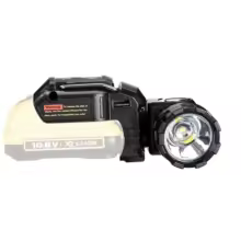 For Dewalt 10.8V 12V Black, variant on HOT 280LM Rotary Lamp Spotlight LED Work Light for Makita/Dewalt 10.8V 12V Li-ion Battery With USB&DC port Charger Warning Light