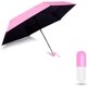 thumbnail image 1 of Mini paraguas compacto resistente al viento, para viaje, sol y lluvia, con estuche cápsula, protección UV, mujeres o niños, perfecto para un coche, color rosa Sailing Electrónica, 1 of 5