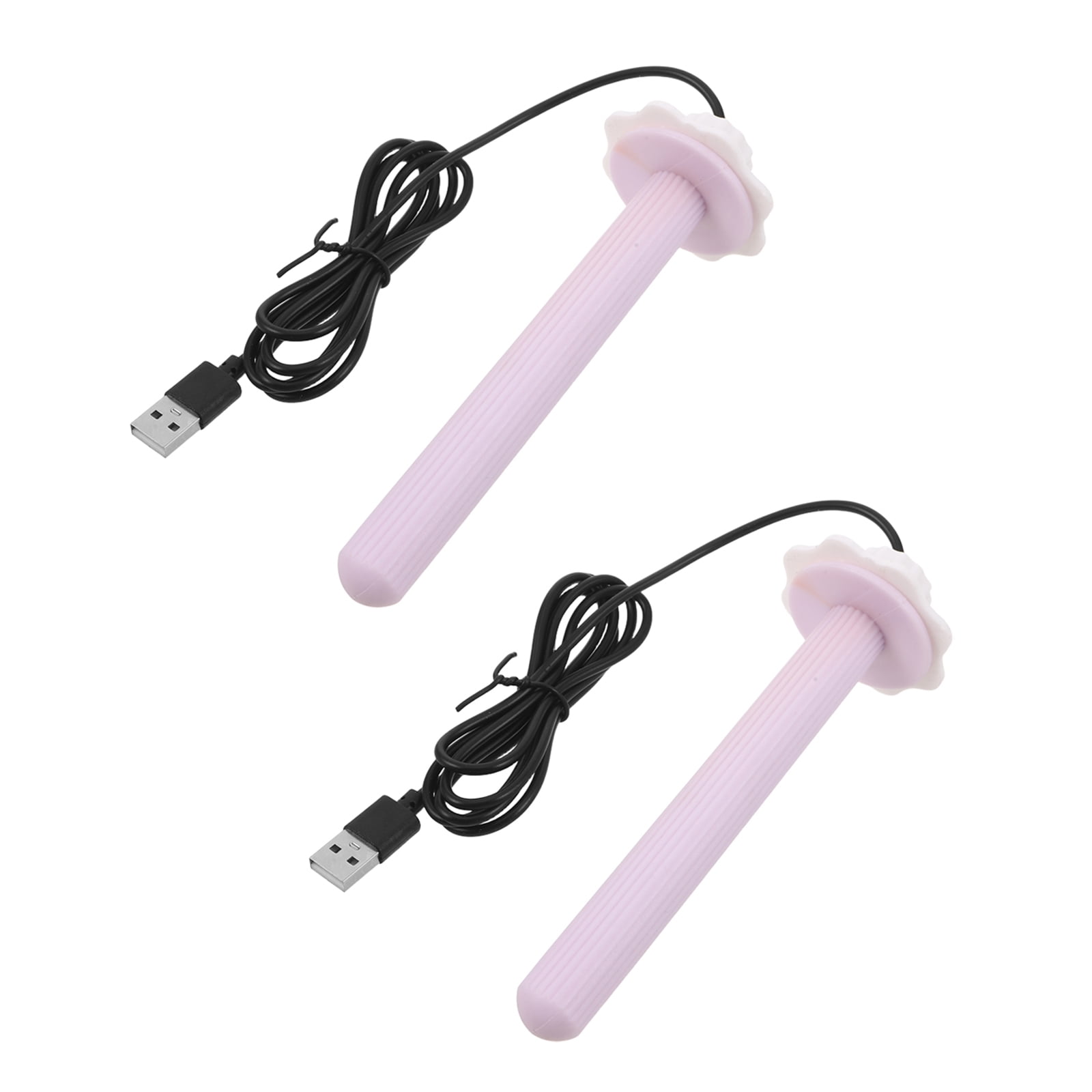 MOKKHNB 2Pcs Lavender USB Heated Perch for Bird Cage with Safe Even Heating and Durable Plastic