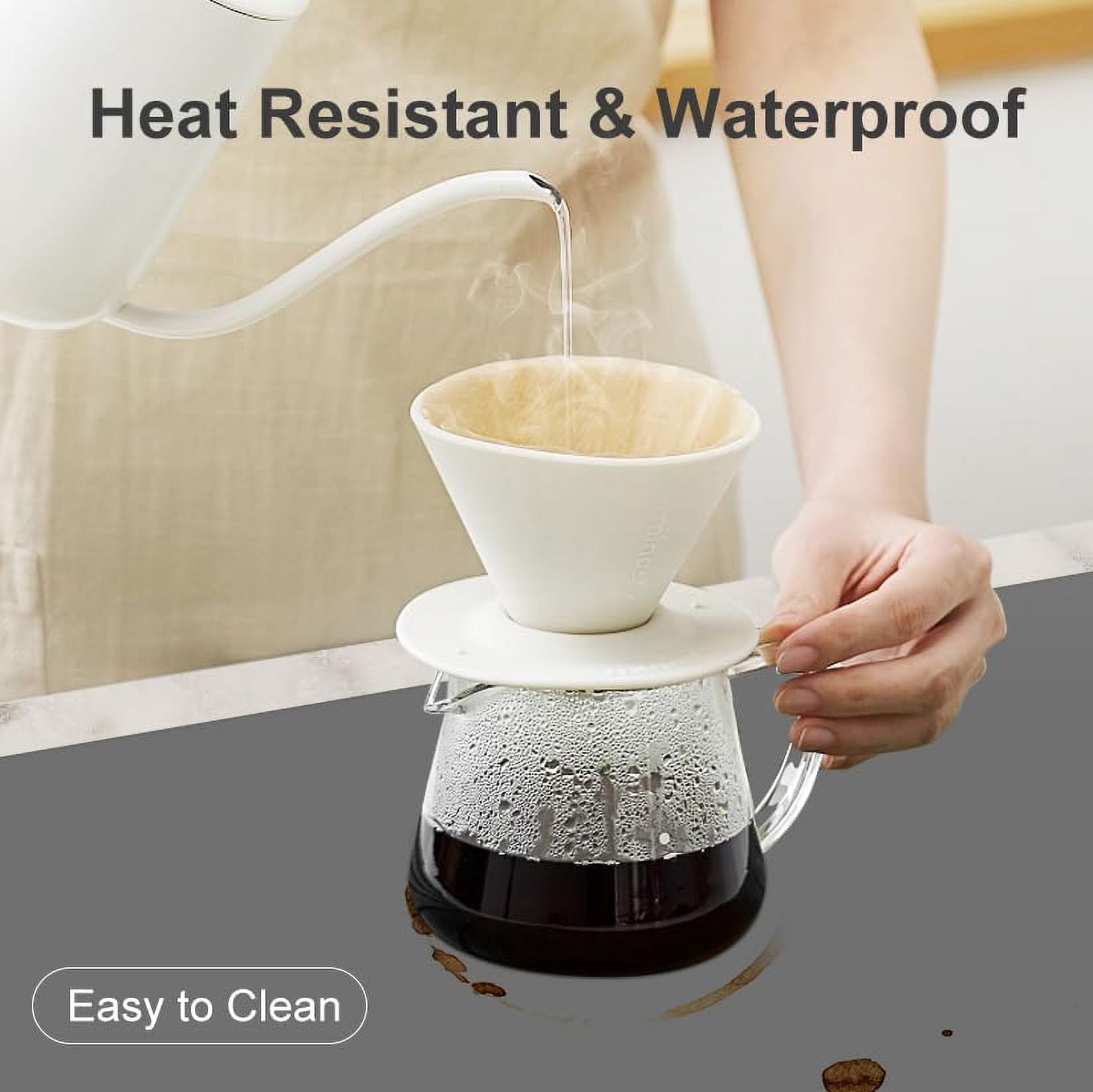 Silicone Mats for Kitchen Counter,  47.24"x 23.62" Extra Large Silicone Mat, Non-slip Heat Resistant Kitchen Counter Mat, Quartz Countertop Protector, Shipped Rolled Up, No Creases, Gray