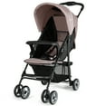 thumbnail image 1 of Costway Foldable Lightweight Baby Stroller Travel Pushchair 0-36 Months Age Group 13 lbs Coffee, 1 of 10