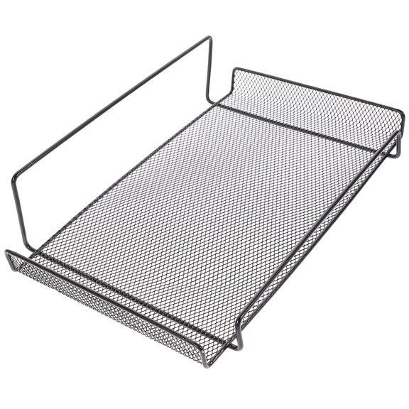 KALLORY Holder Wall Mount Iron Black 1Pcs 11.8x7.5x2.8in