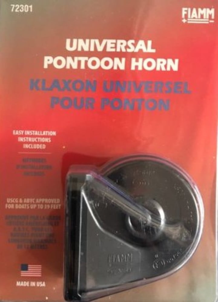 FIAMM 7230123 Boat Horn Pontoon Under Deck Between Pontoon 6A 12V