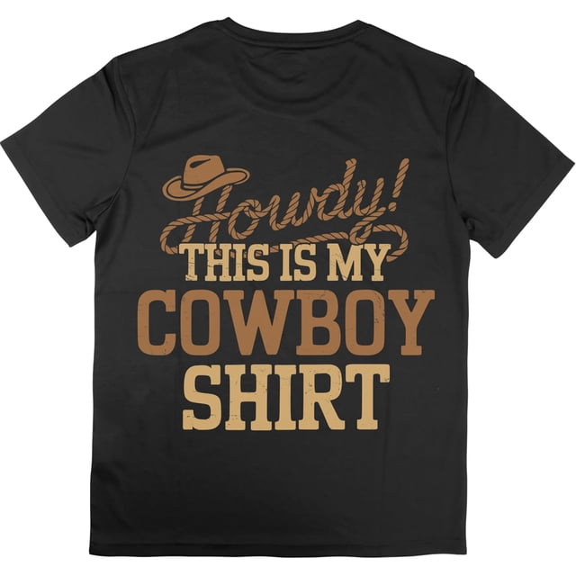 Funny Cowboy Shirt for Men Adults T-Shirt