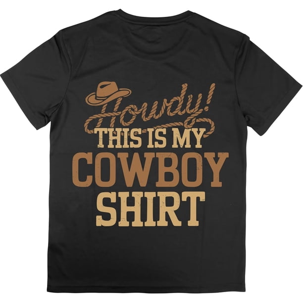 Funny Cowboy Shirt for Men Adults T-Shirt