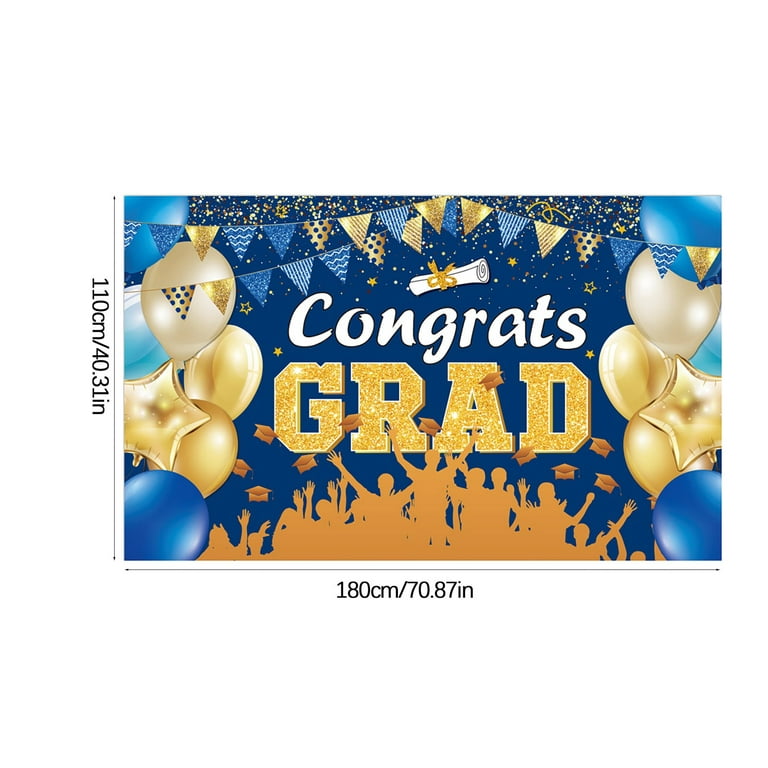 Graduation Decorations 2024, Red and Black Graduation Decorations Class of  2024, Graduation Party Decorations with Congratulations GRADUATE Backdrop