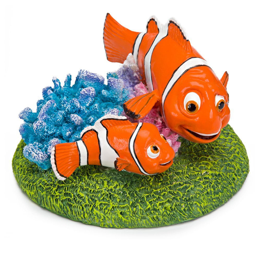 orange Handmade Set of 2 Nemo Fish Figurine living room decoration