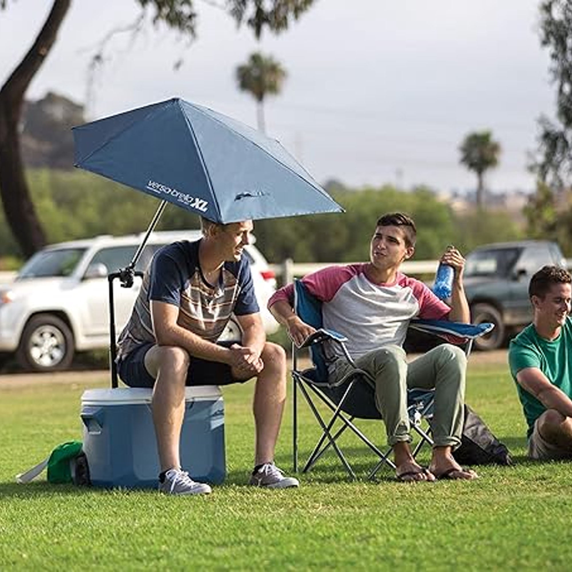 Sport-Brella Versa-Brella SPF 50+ Adjustable Umbrella XL, Midnight Blue